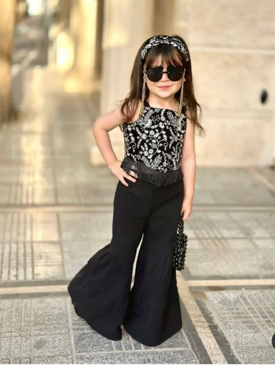 ست کراپ شلوار شمیم sel کد۱۸