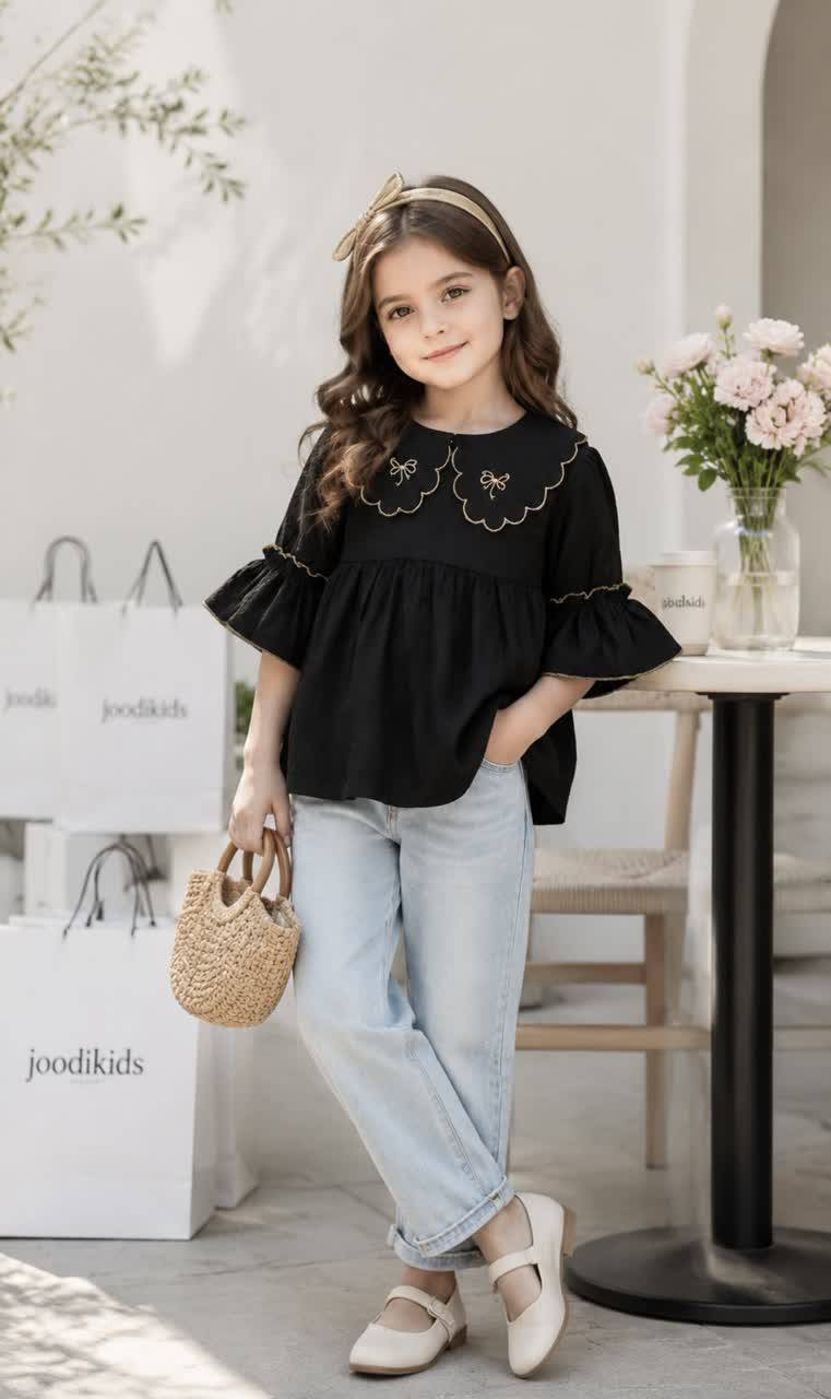 شومیزمحرمی یقه گلدوزی شده کد۵۱۲