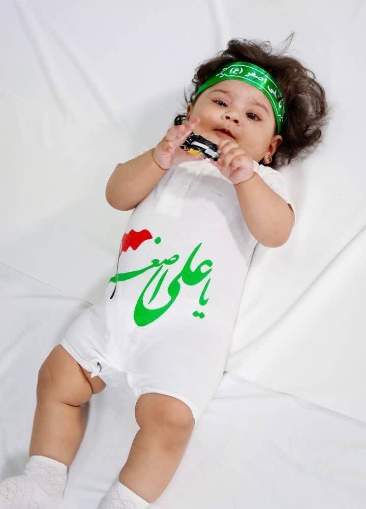 💫رامپر یاعلی اصغر باسربند پنبه پلی استراعلا کد۱۱۶۷