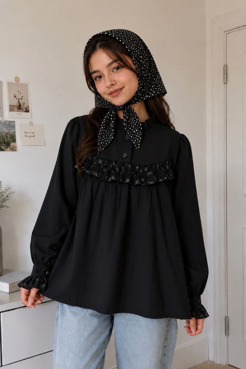 شومیز کلاسیک نوجوان مناسب ۱۱تا۱۶سال کد۱۱۷۴