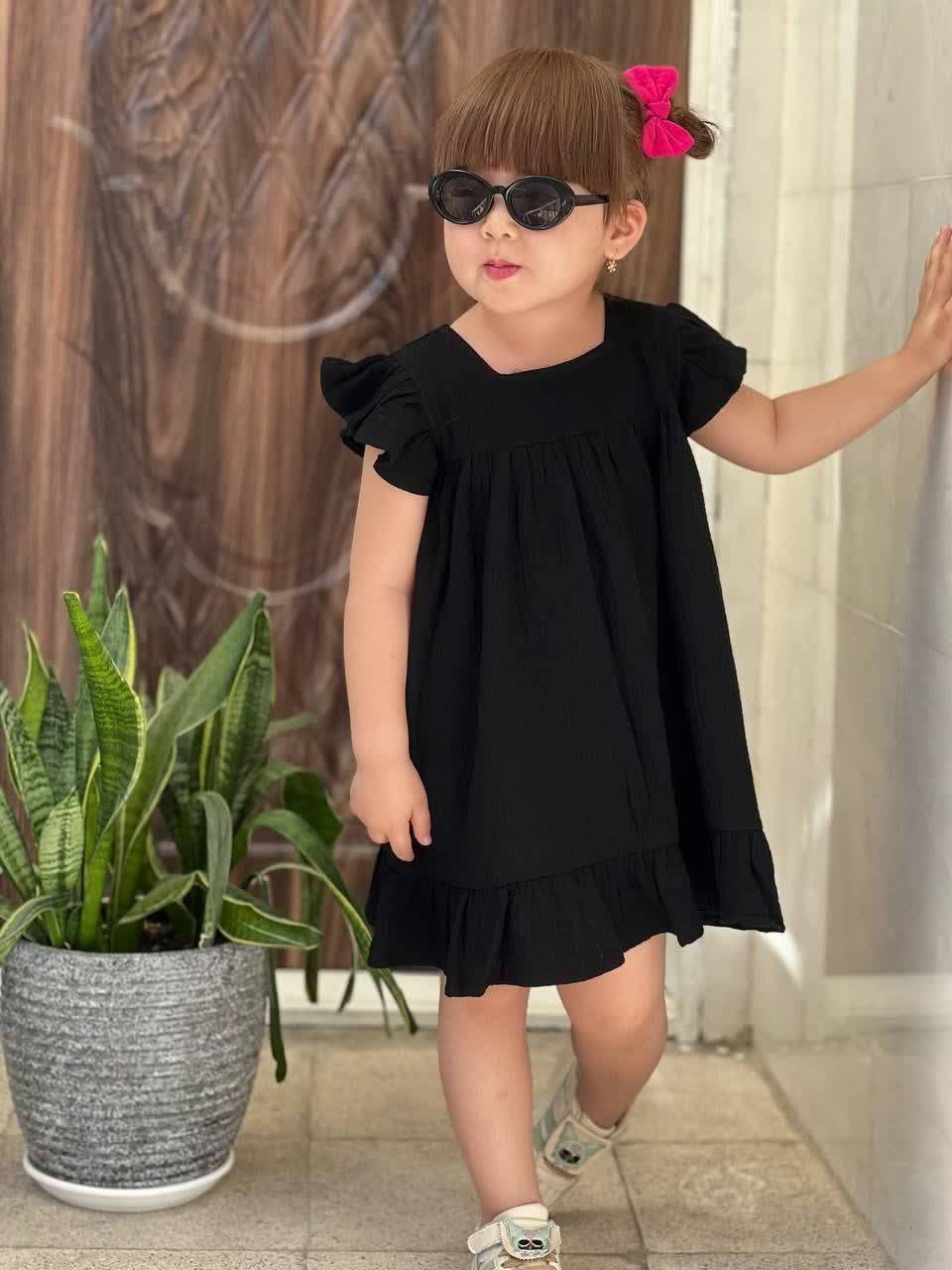 پیراهن محرمی مینیمال وشیک مناسب۲تا۹سال کد۱۱۸۶