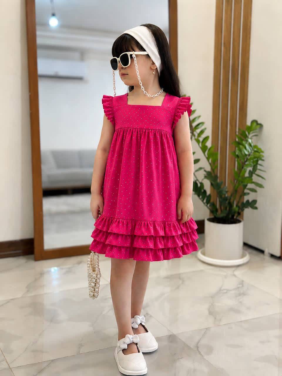 سارافان نگین diz بدون ابرفت مناسب۲ تا ۷سال کد۳۵