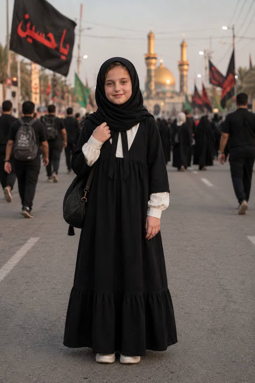 عبای نوجوان مناسب ۹ تا ۱۶ سال کد۱۱۴۸