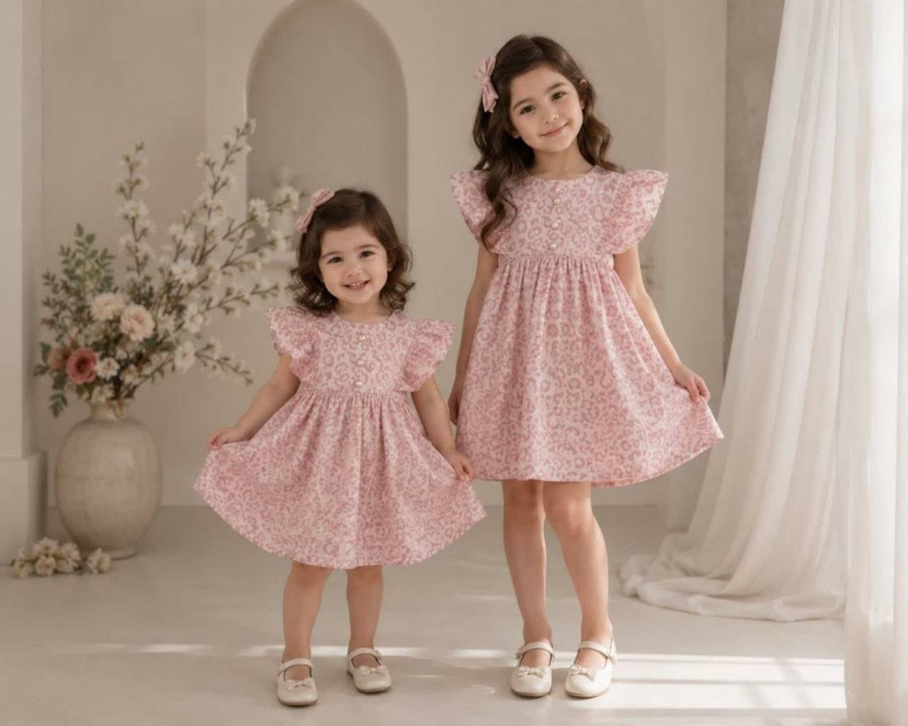 پیراهن پلنگئ جذاب وترند مناسب ۱۸تا۸سال کد۱۱۵۲