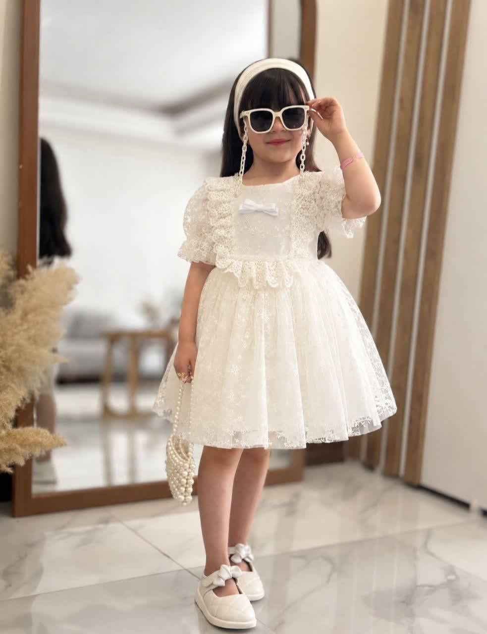 پیراهن شیک ومجلسئ پرنسامناسب۱تا۱۱سال کد۱۱۷۵