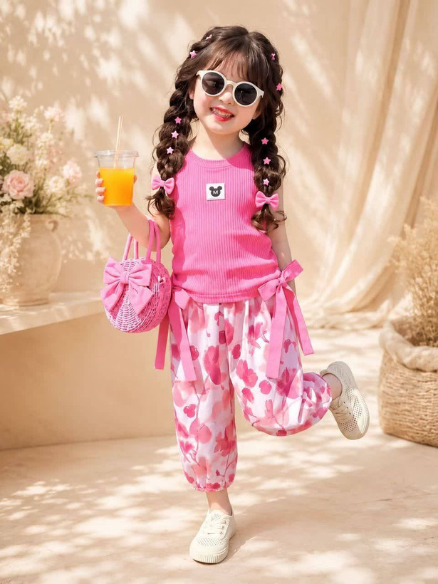 تاپ شلوار تابستونی جذاب مناسب۲ اا ۹سال کد۱۱۸۲