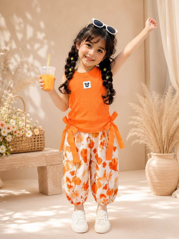 تاپ شلوار تابستونی جذاب مناسب۲ اا ۹سال کد۱۱۸۲
