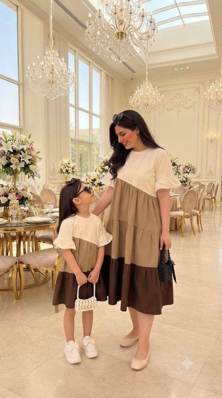ست مادردخترئ ساحلئ نیکا بدون ابرفت پرچین کد۱۱۹۷
