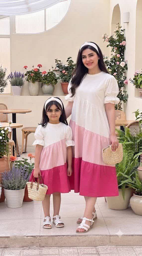 ست مادردخترئ ساحلئ نیکا  بدون ابرفت پرچین کد۱۱۹۷